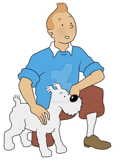 tintin with snowy